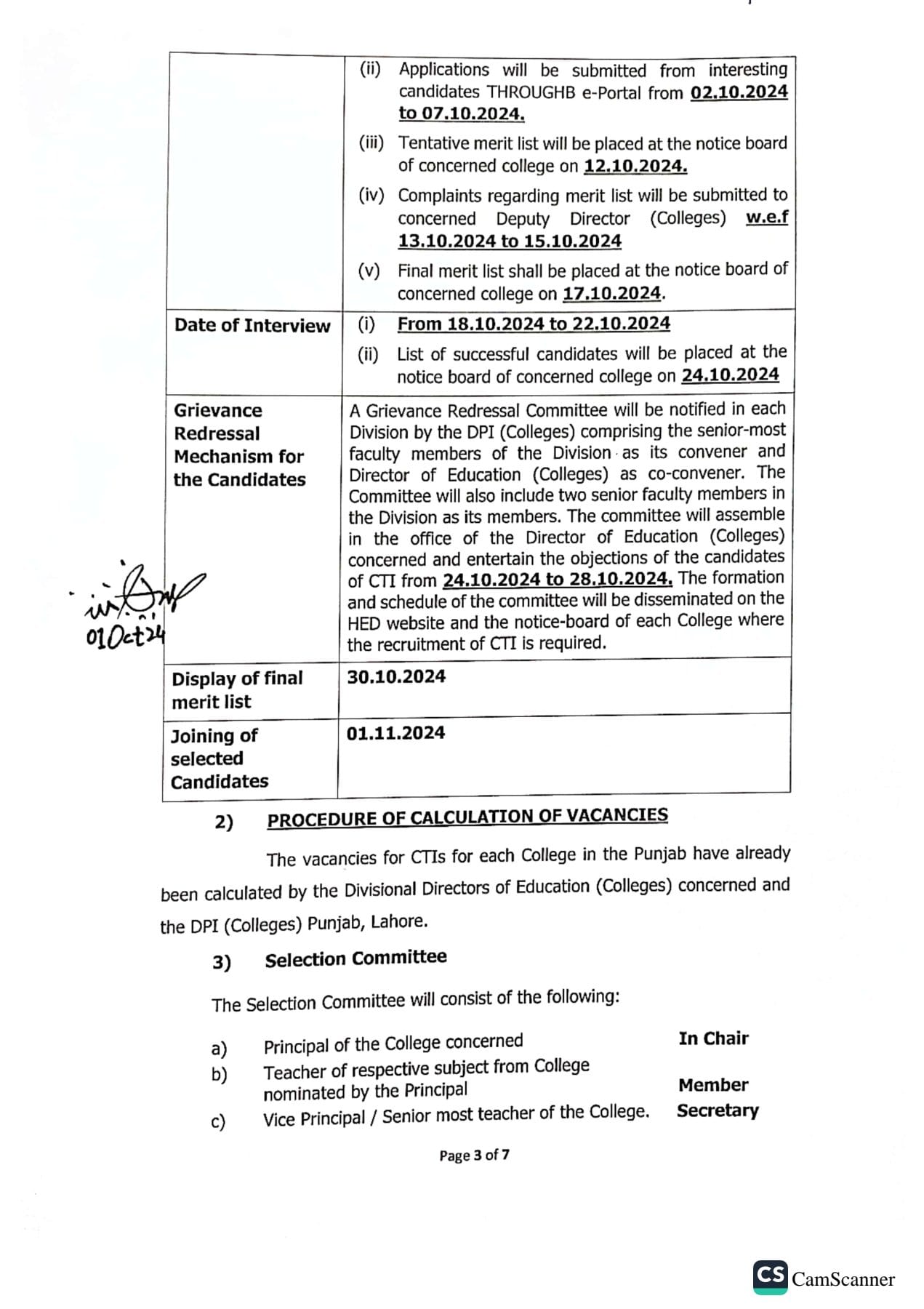 CTI Lecturer Jobs 2024