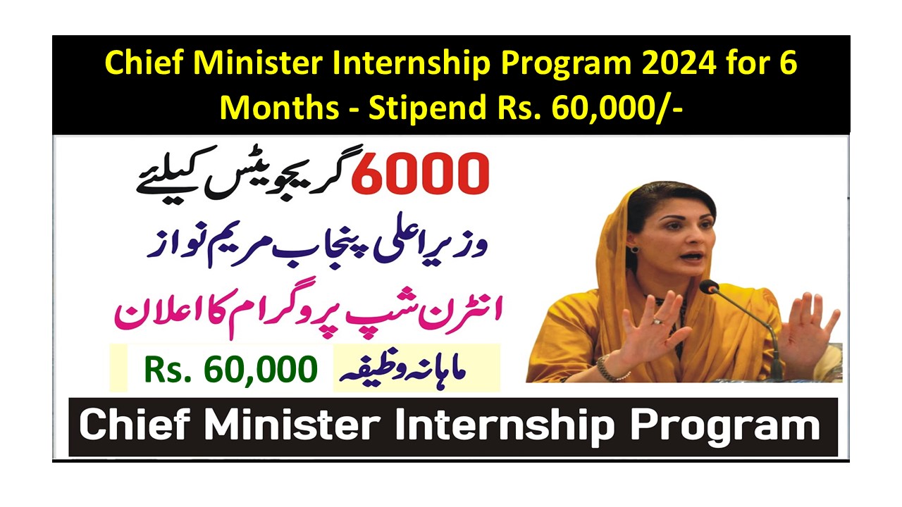 Chief Minister Internship Program 2024