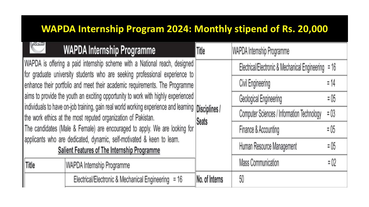 WAPDA Internship Program