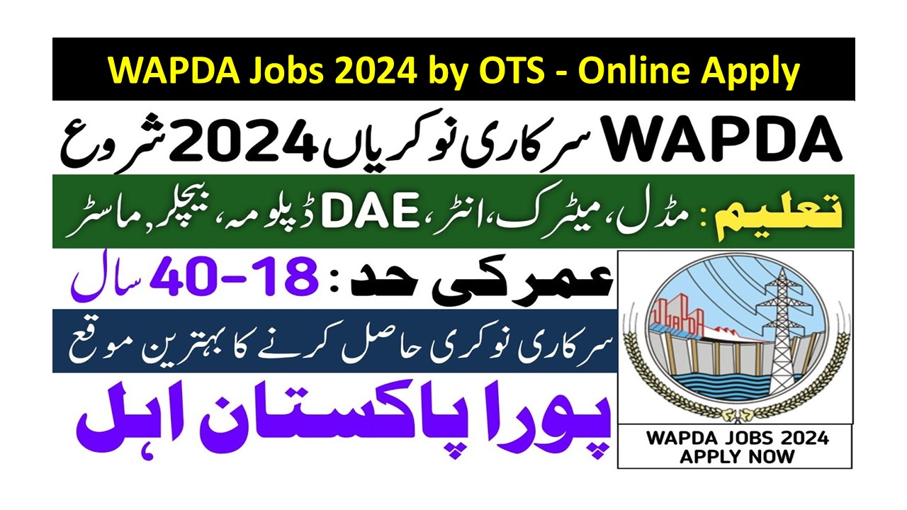 WAPDA Jobs 2024 by OTS