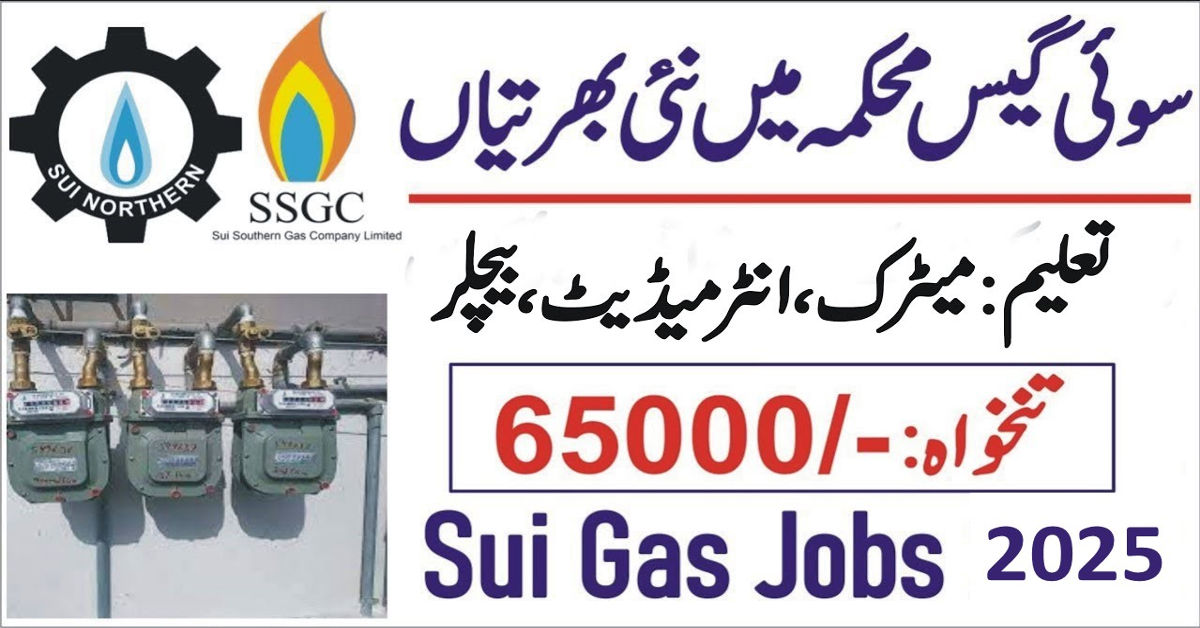 Sui Southern Gas Company Limited Job Openings 2025