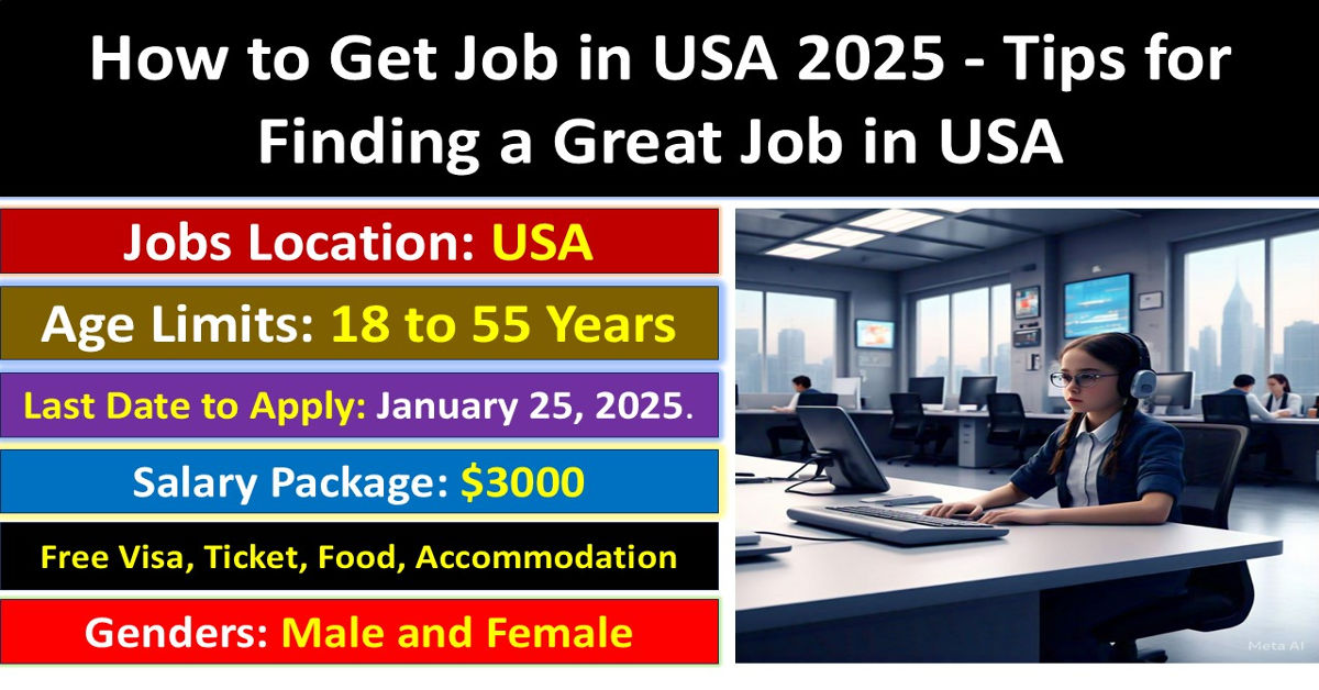 How to Get Job in USA 2025