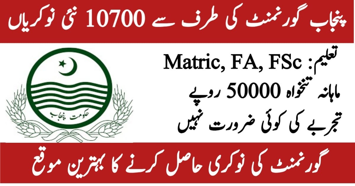 Punjab Govt Jobs at Urban Unit Punjab 2025