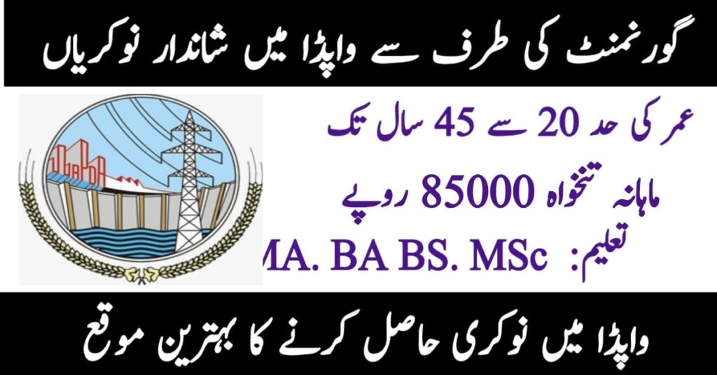 WAPDA Jobs 2025 – Apply Online
