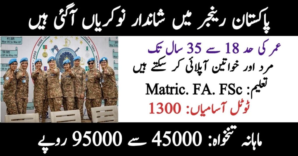Pakistan Rangers Jobs 2025 in Sindh
