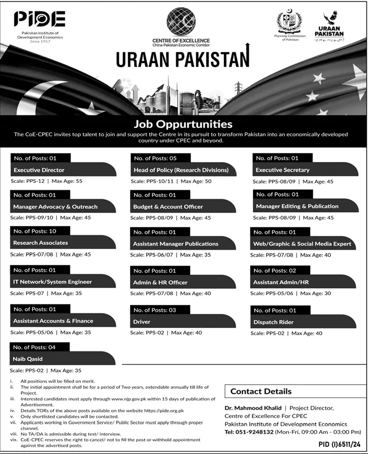CPEC Jobs 2025
