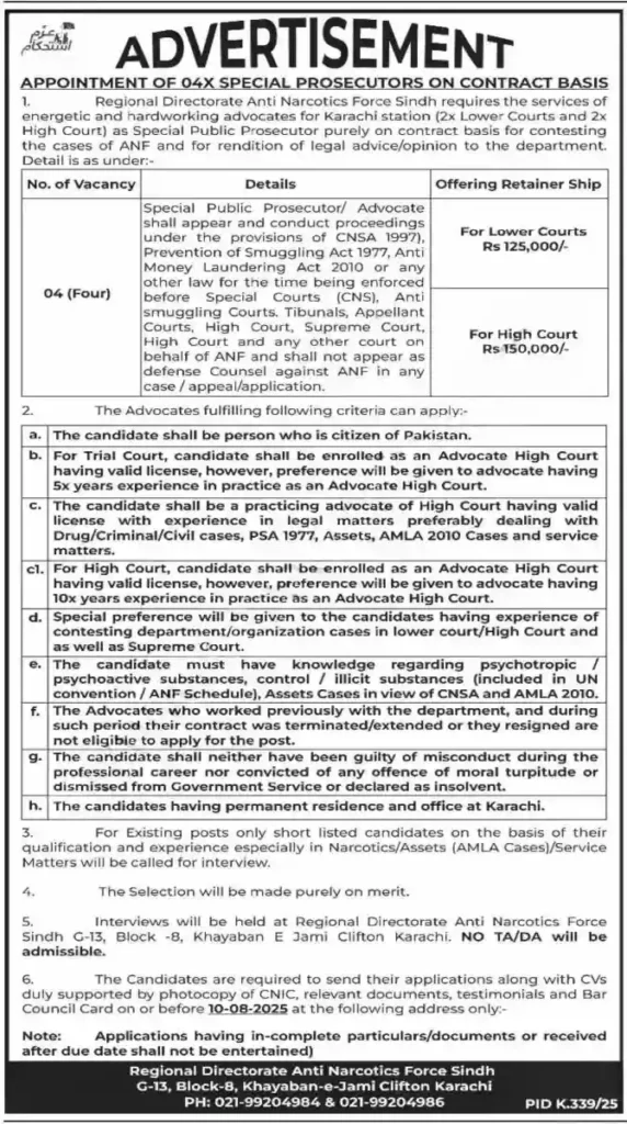 ANF Jobs July 2025