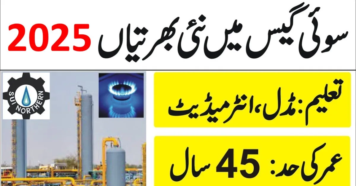 SSGC Jobs 2025