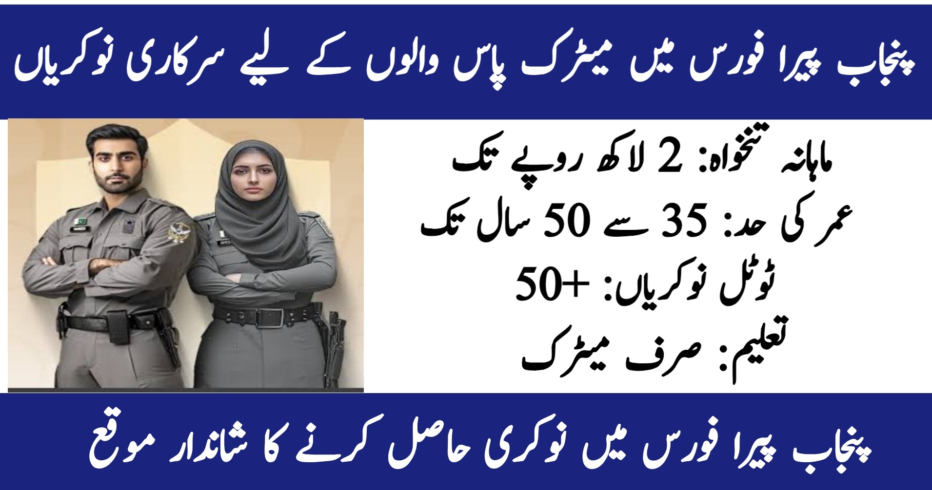 Punjab PERA Force Jobs 2026