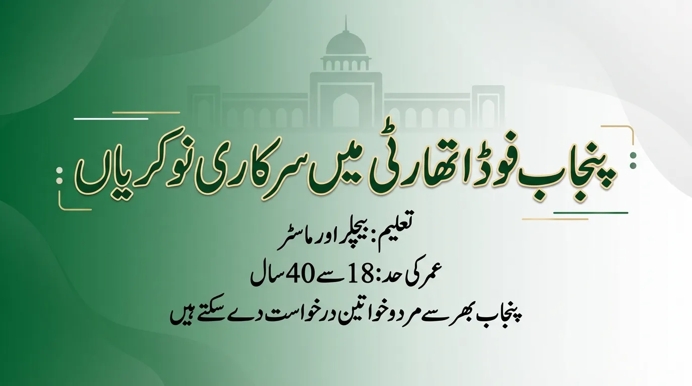 PPSC Punjab Food Authority Jobs 2026