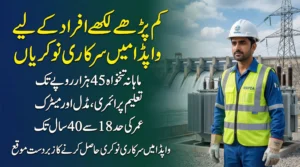 WAPDA Jobs 2026 in Lahore