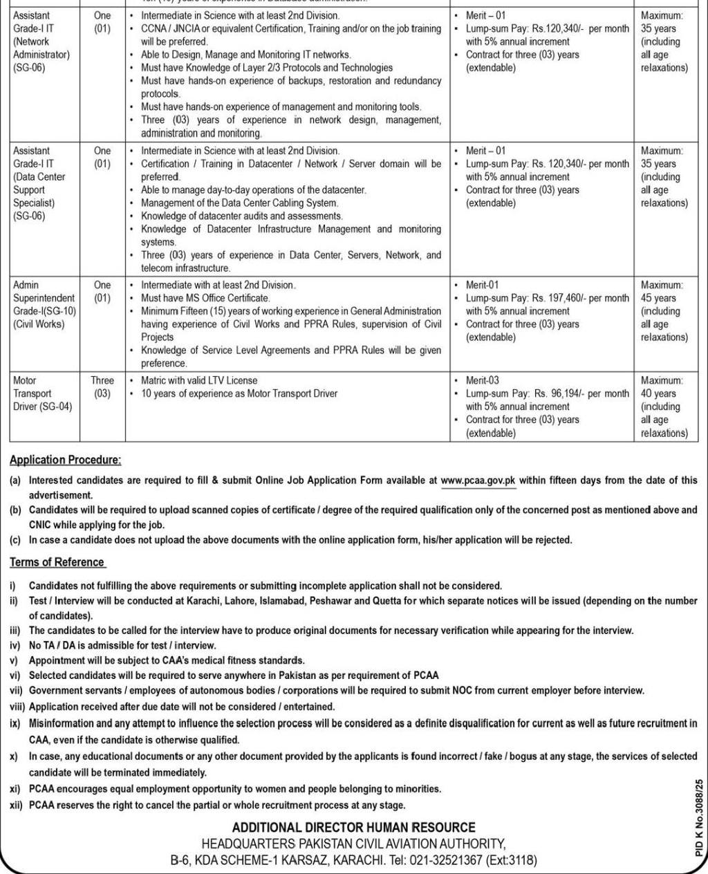 PCAA Jobs 2026 Pakistan Civil Aviation Authority Latest Vacancies