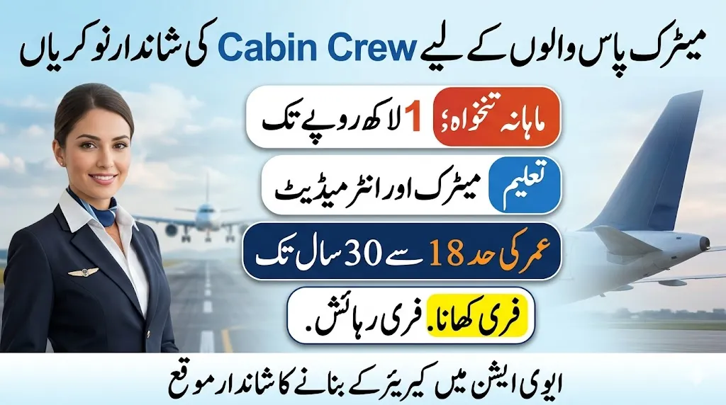 Airblue Cabin Crew Jobs 2026