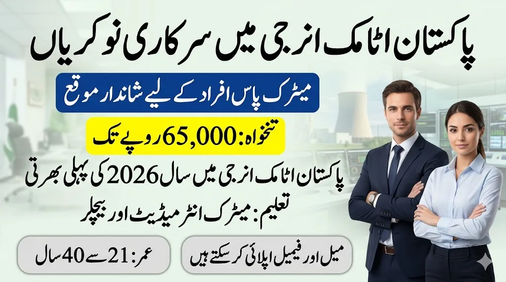 Jobs in Pakistan Atomic Energy 2026