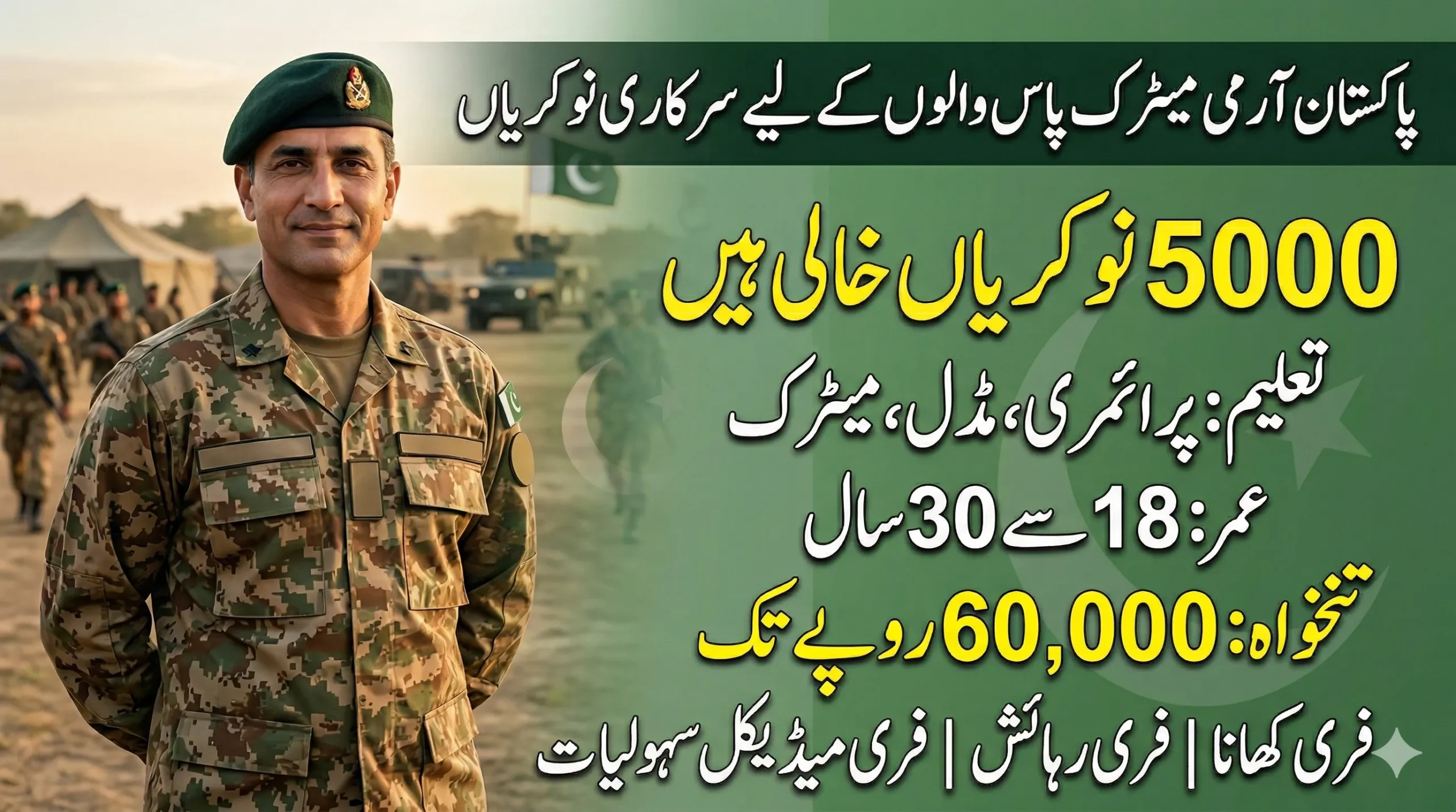 Pak Army Mujahid Force Jobs 2026