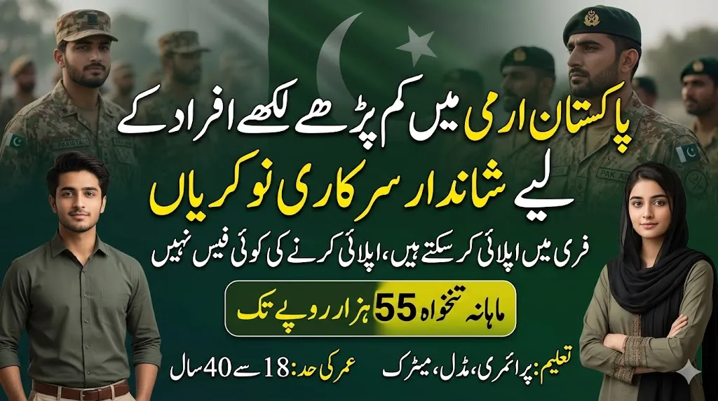 Pakistan Army Civilian Jobs 2026