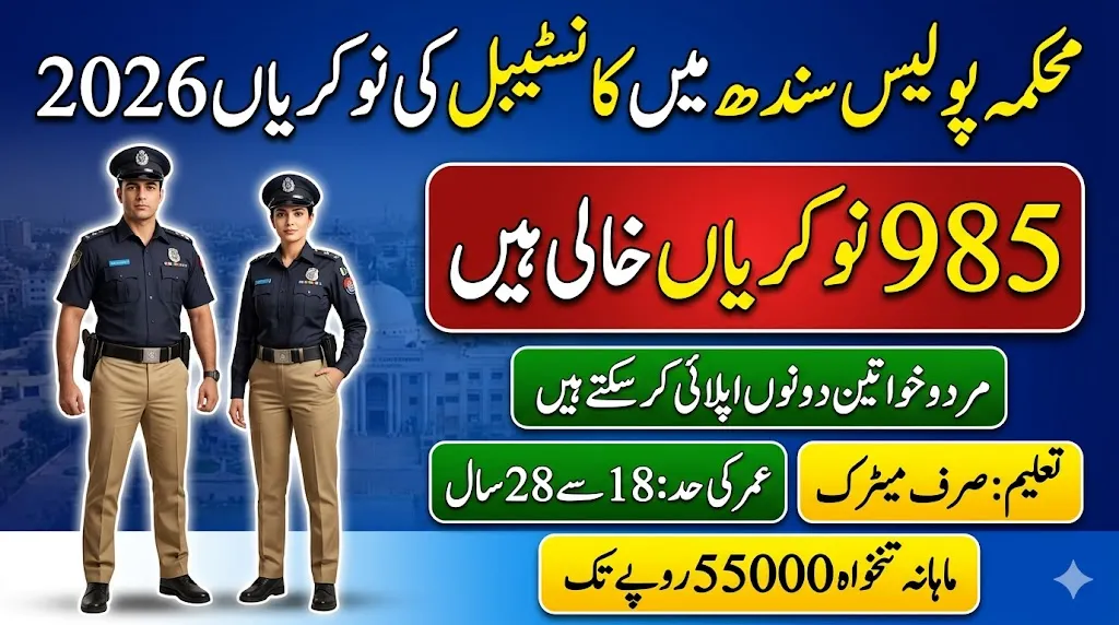 Prison Constable Jobs 2026 in Karachi