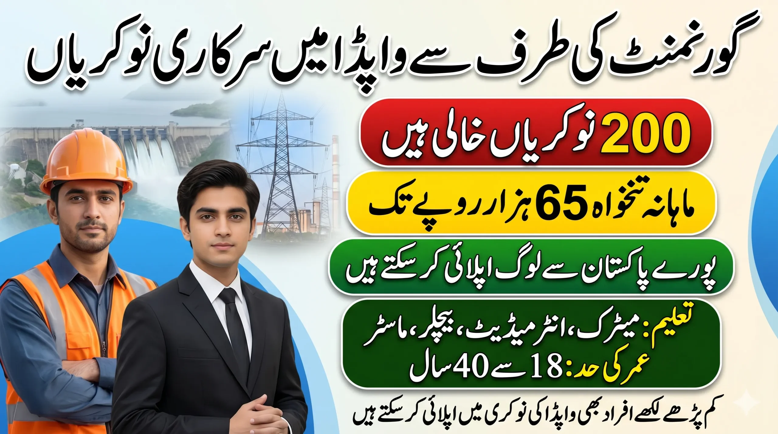 WAPDA Jobs 2026 for Multiple Positions