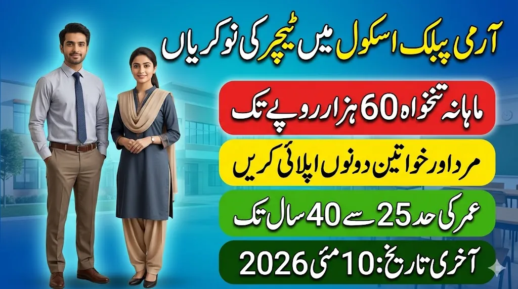 Army Public School Gujranwala Jobs 2026