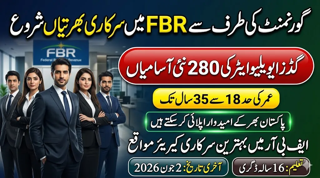 FBR Goods Evaluators Jobs 2026