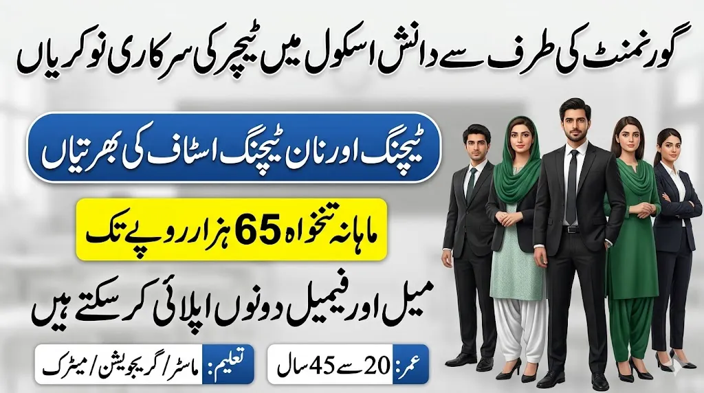 Ministry of Federal Education Jobs 2026 in Daanish School Islamabad