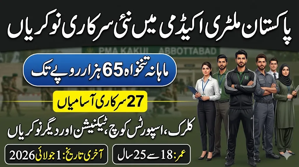 Pakistan Military Academy PMA Kakul Jobs 2026