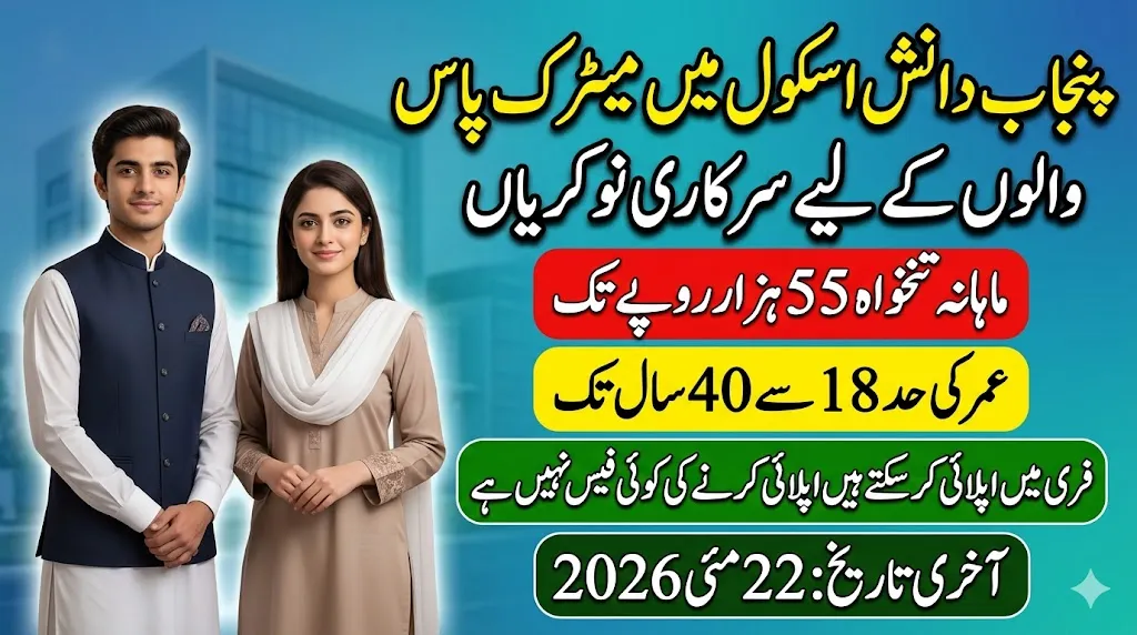 Punjab Daanish Schools Jobs 2026