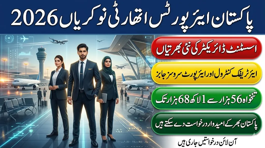 pakistan airports authority jobs 2026