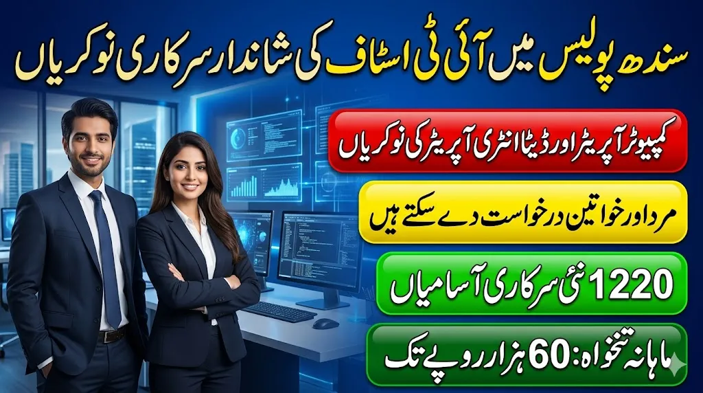 sindh police it staff jobs 2026