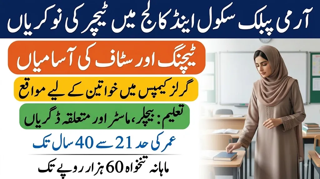 army public school & college kohat jobs
