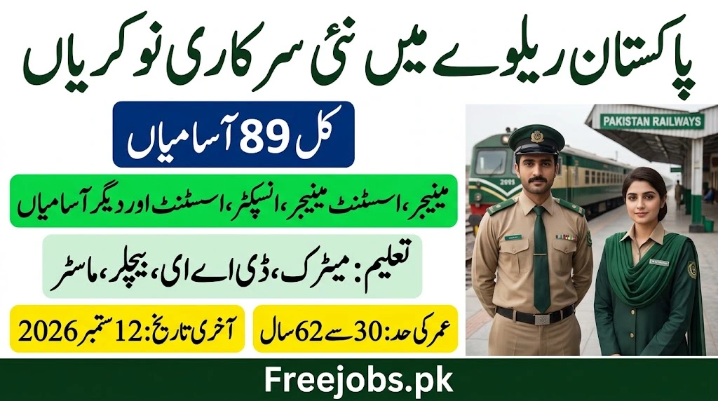 pakistan railways jobs 2026