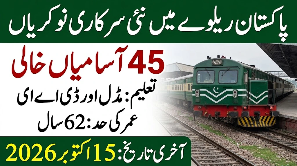 Pakistan Railways Jobs September 2026