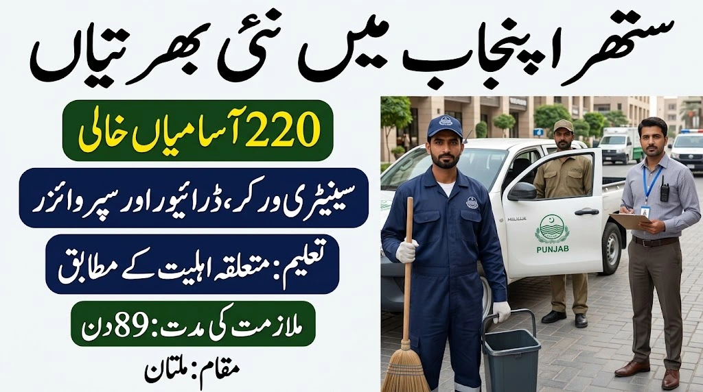 Suthra Punjab Multan Jobs 2026