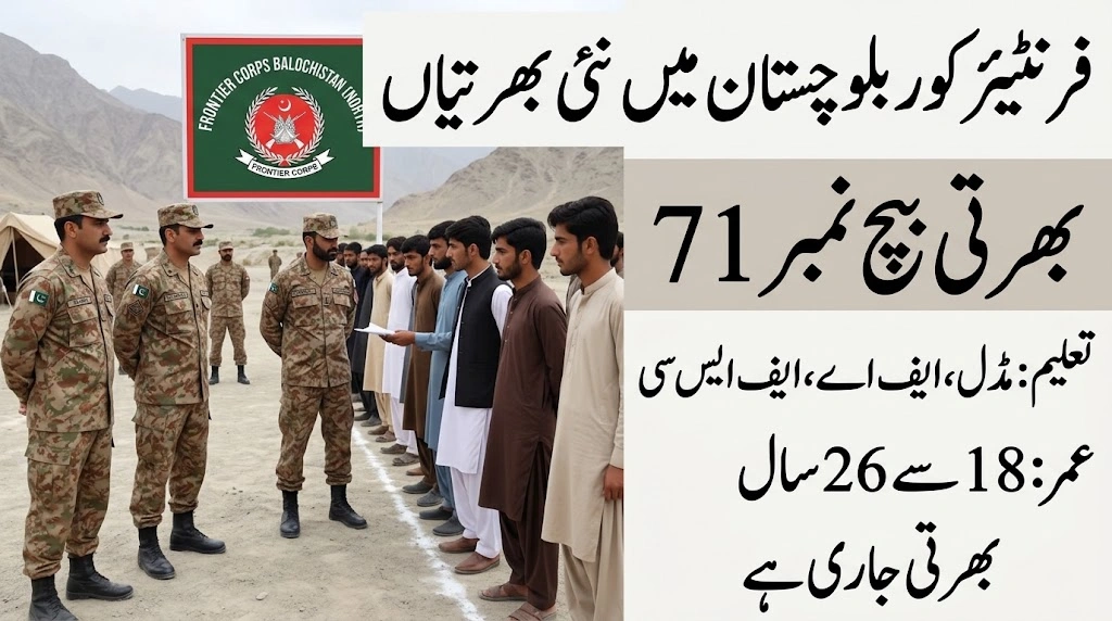 frontier corps balochistan north jobs 2026