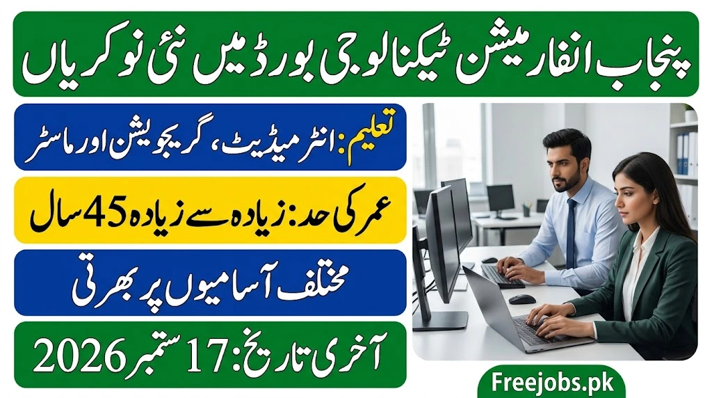 pitb jobs 2026