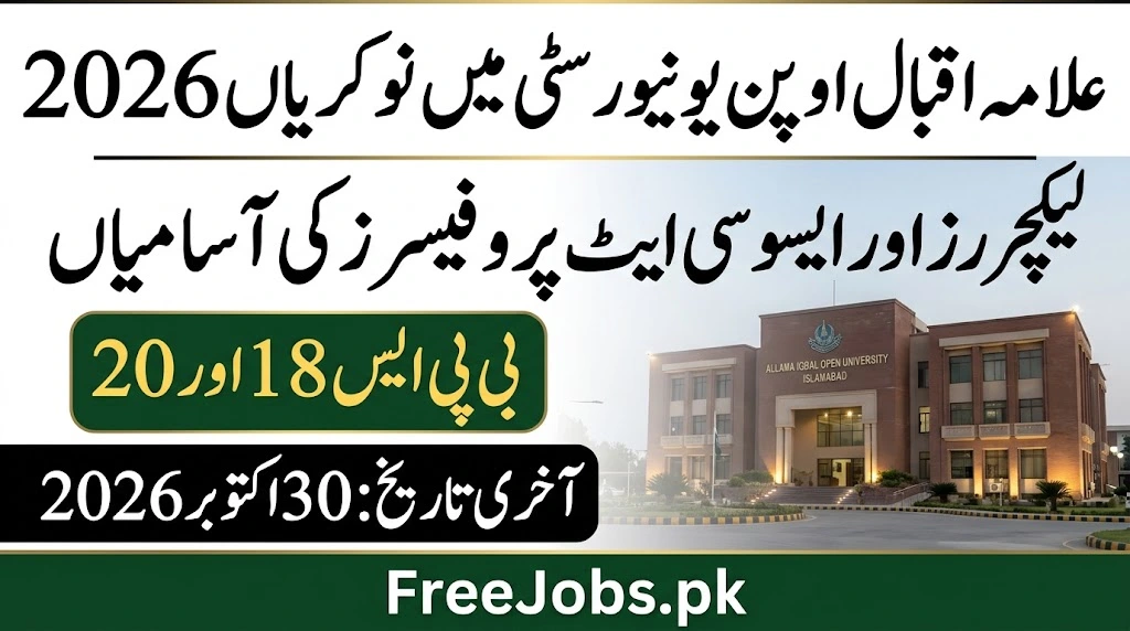 AIOU Jobs 2026