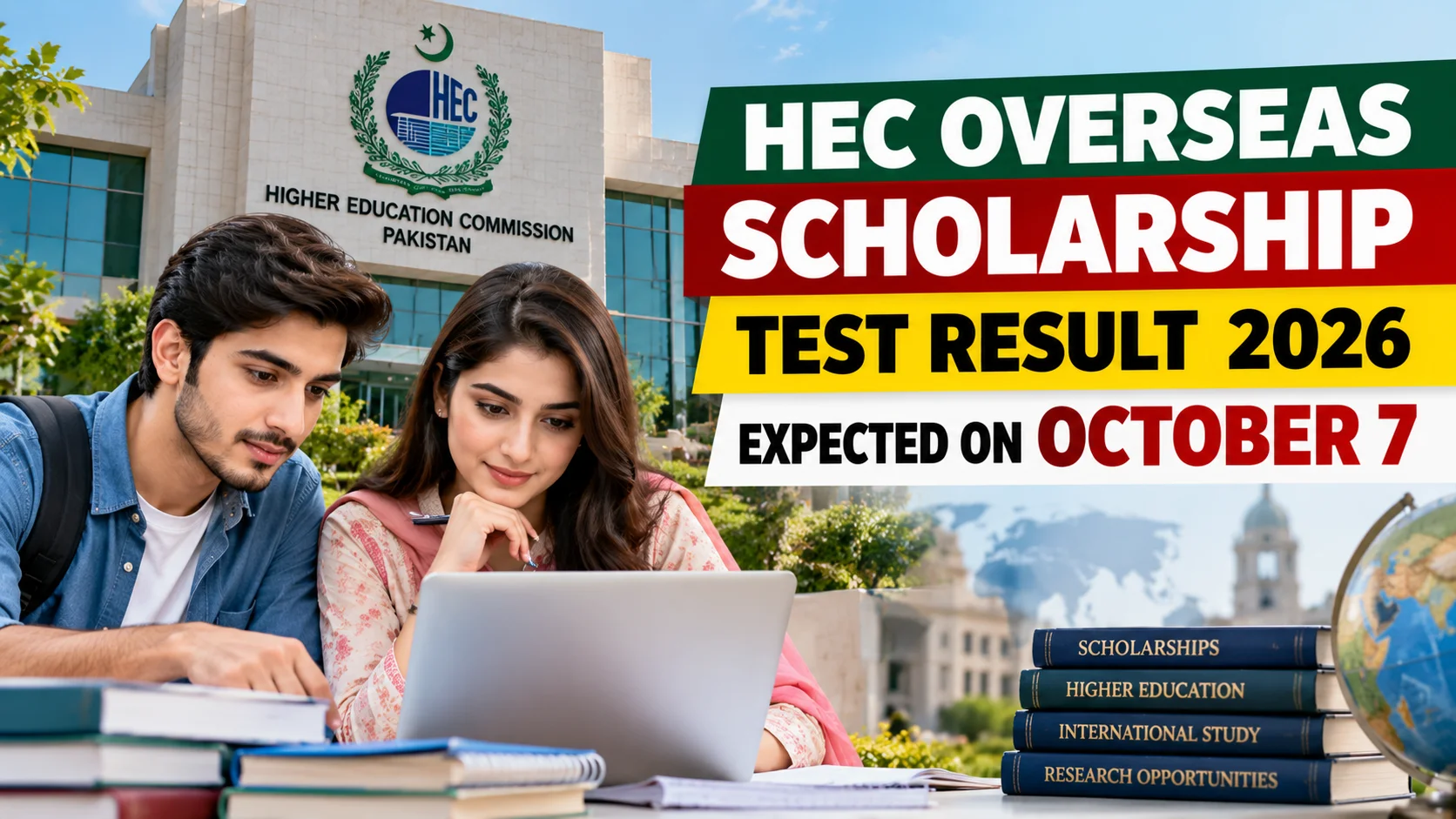 HEC Overseas Scholarship Test Result 2026 Expected on October 7