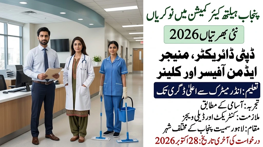 Punjab Healthcare Commission Jobs 2026